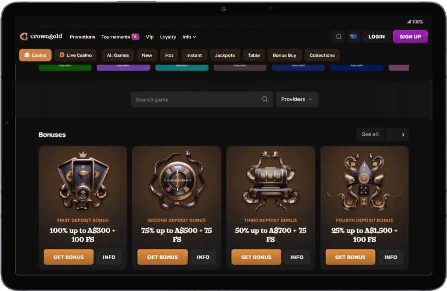 Crown Gold Casino App and Promotions for Players