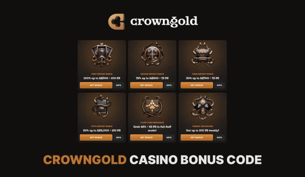 CrownGold Casino Bonus Codes