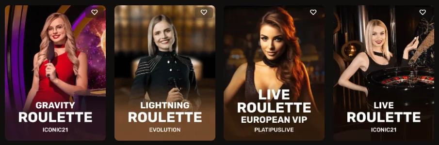 CrownGold Live Roulette Games