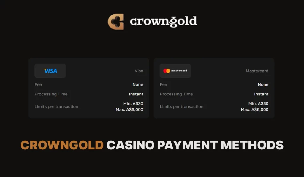 CrownGold Casino Payments